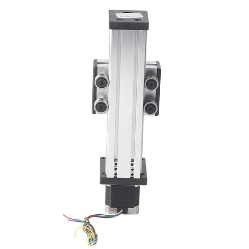 0808 Ball Screw Long Stage Actuator Guide Rail Nema17 42 Stepper Motor Aluminum Alloy Linear Motion Automation 100mm Effective Stroke Sliding Table (0808 Screw, Effective Range 100) in Saudi Arabia