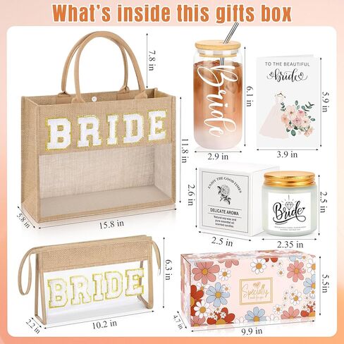 JoycuFF Bride Gifts, Bridal Shower Gift for Wedding Bachelorette Engagement, Wedding, Honeymoon, Beach, Travel in Saudi Arabia
