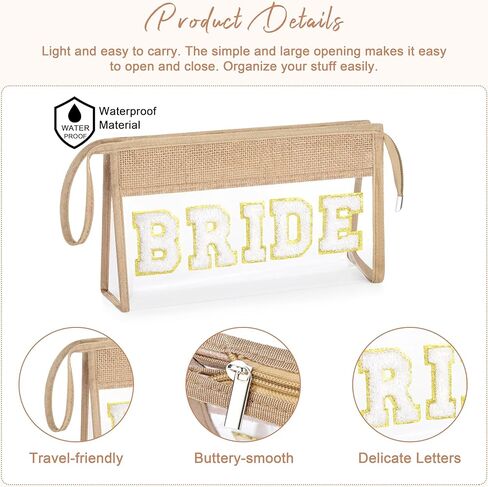 JoycuFF Bride Gifts, Bridal Shower Gift for Wedding Bachelorette Engagement, Wedding, Honeymoon, Beach, Travel in Saudi Arabia