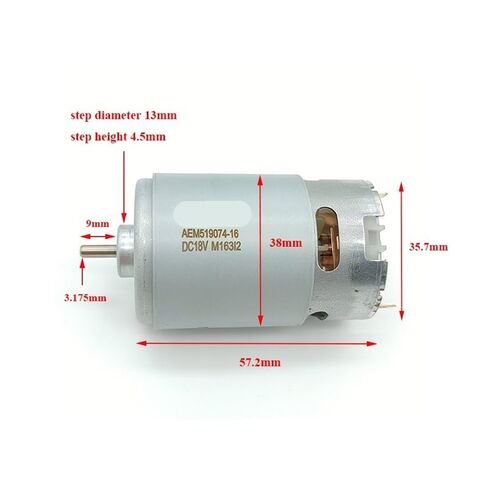 RS-555 Electronic Starter DC 6V-24V 12V 18V 16500RPM High Speed Large Torque 36mm Electronic Starter DIY in Saudi Arabia
