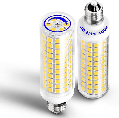 ziomitus ba15d 120 فولت اتصال مزدوج / dc حربة قاعدة أدى المصابيح الكهربائية 50 واط-75 واط استبدال، t3 / t4 / c7 / s6، 2700k لينة بيضاء دافئة ba15d 5 واط أدى لمبات آلة الخياطة، غير عكس الضوء، 5pack in Kuwait