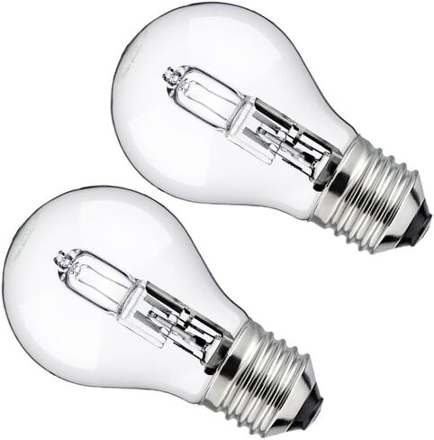 2PCS A19 Halogen Light Bulb, 53 Watt 120V E26 Base, 60W Replacement Non-LED-Incandescent Bulbs for Table Lamps & Home Lighting in Saudi Arabia