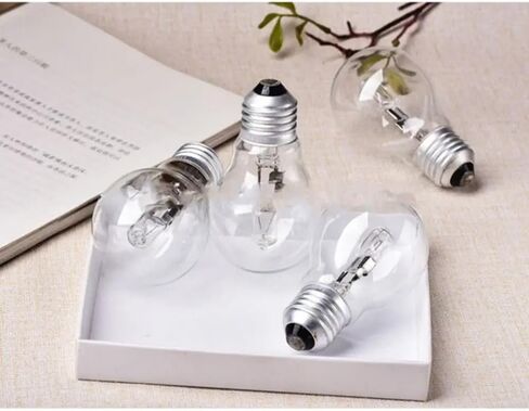 2PCS A19 Halogen Light Bulb, 53 Watt 120V E26 Base, 60W Replacement Non-LED-Incandescent Bulbs for Table Lamps & Home Lighting in Saudi Arabia