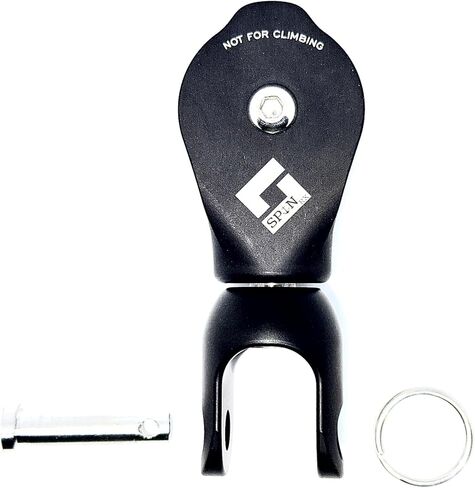 SpinRx Mini Swivel Pulley Ultra-Compact Marine Anchor Pulley for Drift Boats, Rafts, Kayaks, & Boat Anchor Setups in Saudi Arabia