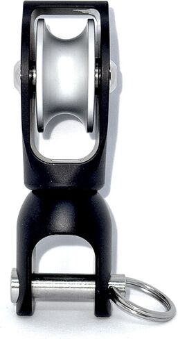 SpinRx Mini Swivel Pulley Ultra-Compact Marine Anchor Pulley for Drift Boats, Rafts, Kayaks, & Boat Anchor Setups in Saudi Arabia