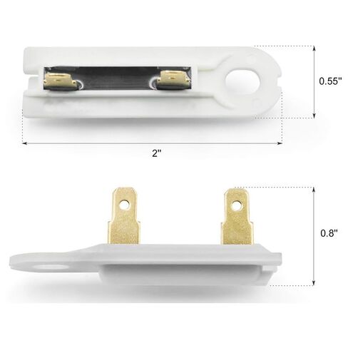 2 Pcs 3949238 Washer Door Lid Switch and 2 Pcs 3392519 Dryer Thermal Fuse for Whirlpool & Kenmore Washers, Replaces Model：WP3949238、WP3949238VP、AP6008880、PS11742021、AP3100001、PS350431 in Saudi Arabia