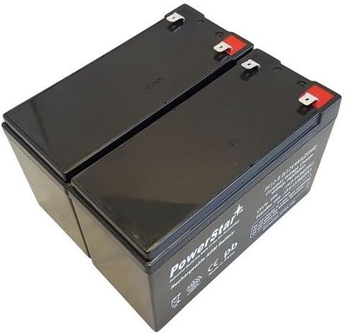 بطارية PowerStar 12V 7AH SLA لشفرات الحلاقة e200 / e200s / e225 / e300 / e300s / e325-2PK in Saudi Arabia