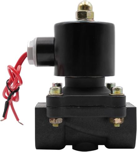 DN08/10/15/20/25/32/40/50 AC220VDC12V24V صمام الملف اللولبي البلاستيكي المغلق عادة، صمام تبديل صمام المياه، مقاوم للتآكل (1، تيار مستمر 24 فولت) in Kuwait