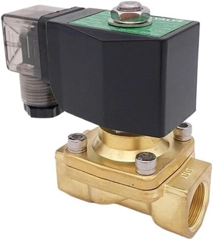 2 way Pneumatic Brass solenoid valve for water zero pressure start G1/2" 110V AC Orifice 15mm normal close PU-15 with(DC24V) in Saudi Arabia