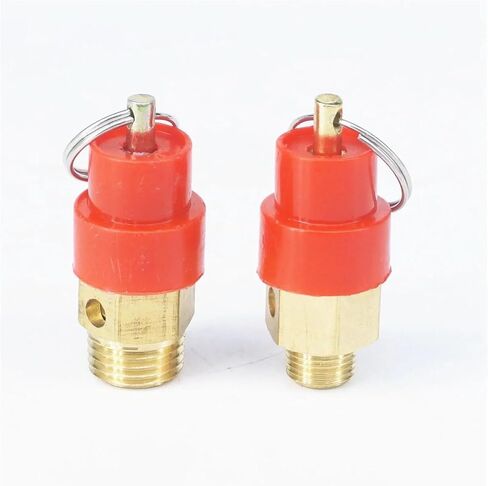 1 Pcs 3/4/5/6/7/8/10/12/15 Bar 1/8" 1/4" Male Brass Air Safety Valve Pressure Relief Valve Pressure Release Valve Air Compressor(6 Bar,1/4") in Saudi Arabia