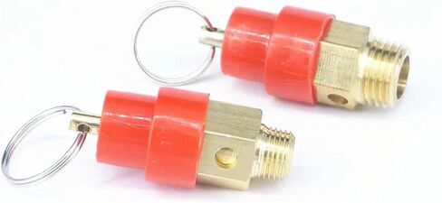 1 Pcs 3/4/5/6/7/8/10/12/15 Bar 1/8" 1/4" Male Brass Air Safety Valve Pressure Relief Valve Pressure Release Valve Air Compressor(6 Bar,1/4") in Saudi Arabia