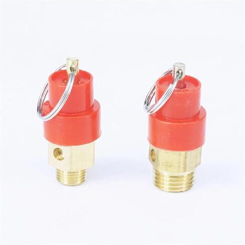 1 Pcs 3/4/5/6/7/8/10/12/15 Bar 1/8" 1/4" Male Brass Air Safety Valve Pressure Relief Valve Pressure Release Valve Air Compressor(6 Bar,1/4") in Saudi Arabia