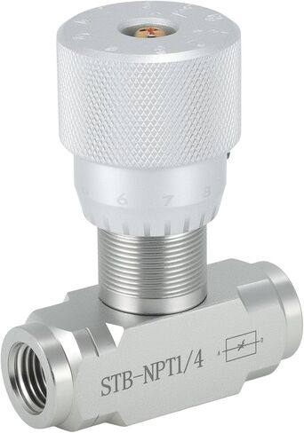1/2 "منافذ NPT صمام إبرة التحكم في التدفق الهيدروليكي، 5800PSI صمام إبرة هيدروليكي ثنائي الاتجاه 5800PSI لغاز الزيت الهيدروليكي، الفولاذ المقاوم للصدأ in Kuwait