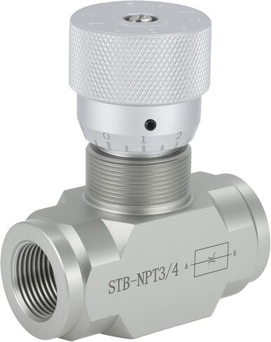 1/2 "منافذ NPT صمام إبرة التحكم في التدفق الهيدروليكي، 5800PSI صمام إبرة هيدروليكي ثنائي الاتجاه 5800PSI لغاز الزيت الهيدروليكي، الفولاذ المقاوم للصدأ in Kuwait