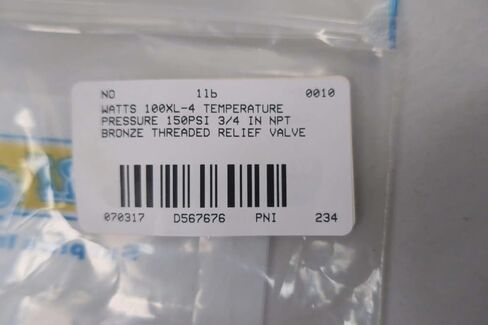 WATTS 100XL-4 150PSI Pressure 3/4 in Bronze Relief Valve D567676 in Saudi Arabia
