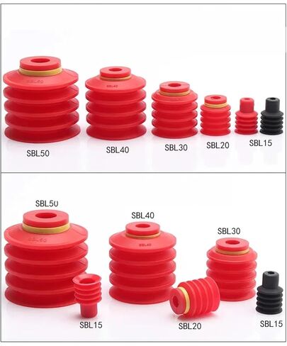 Vacuum Suction Cup Industry SBL15 20 30 40 50 Multilayer Folding Manipulator Accessories Suction Cup Pneumatic Components(Green) in Saudi Arabia