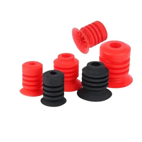 Industrial Silicone Multilayer Suction Head Corrugated Vacuum Sucker BL30-5 BL40-5BL50-5 Food Packaging(Black) in Saudi Arabia