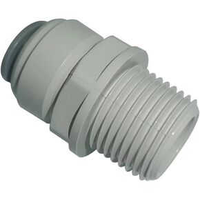 Acetal Copolymer 1/2" Tube OD Tube Fittings,1/2" Male Adapter, Push to connect for RO water filter system parts (pack of 5) in Kuwait