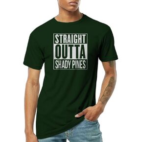 Indica Plateau Straight Outta Shady Pines Unisex T-Shirt in Kuwait