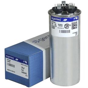 مكثف Lennox/Armstrong/Ducane 100335-06 - 35 + 5 فائق التوهج MFD 440 فولت VAC Genteq مكثف تشغيل مزدوج مستدير in Kuwait