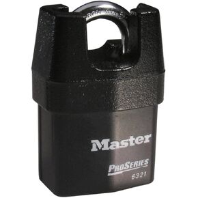 Master Lock 2-1/8In (54Mm) Wide Proseries Shrouded Laminated Steel Rekeyable Pin Tumbler Padlock Keyed Alike in Kuwait