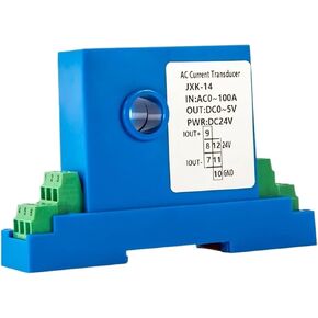 AC DC Current Transmitter 4-20mA 0-5V 0-10V DC Current Transducer 8mm/12mm 10A-50A-100A-200A Ampere Current Sensor Transmitter(8mm Hole,AC0-100A_RS485 Output_DC12V Power Supply) in Kuwait