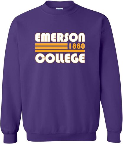 Retro Emerson College Unisex Crewneck Sweatshirt - Emerson Lions Apparel in Saudi Arabia