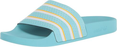 adidas Originals Men's Shower Slide Sandal, Black/White/Black (Pride), 13 in Saudi Arabia