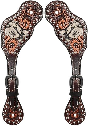 Leather Spurs Straps for Adults Western Womens Spur Horse Riding Barrel Racing Show and Rodeo Strap Adult Women in Saudi Arabia