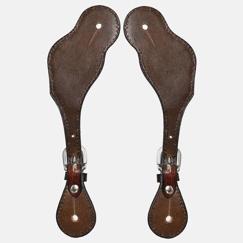 Leather Spurs Straps for Adults Western Womens Spur Horse Riding Barrel Racing Show and Rodeo Strap Adult Women in Saudi Arabia