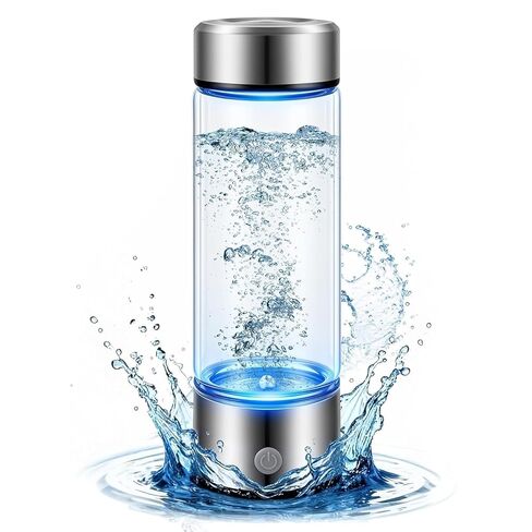 Hydrogen Water Bottle Generator, High-Concentration Hydrogen Water Maker, Up to 4000 PPB, with SPE/PEM Technology, Portable USB Rechargeable for Home Office Travel Fitness Drinking in Saudi Arabia