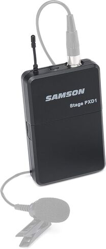 Samson PXD1 جهاز إرسال ميكروفون لاسلكي Lavalier لـ USB، 2.4 جيجا هرتز، أحادي الاتجاه، يعمل بمنفذ USB in Kuwait