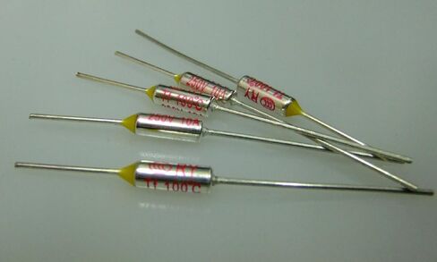 الصمامات الحرارية Microtemp 100 درجة مئوية 115 درجة مئوية 157 درجة مئوية 172 درجة مئوية 185 درجة مئوية 240 درجة مئوية TF قطع 250 فولت 10 أمبير القطر 4.2 مم (172 درجة مئوية 5 قطع) in Kuwait