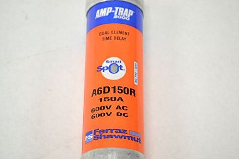 FERRAZ SHAWMUT A6D150R AMP-TRAP 2000 RK1 TIME DELAY 150A 600V-AC FUSE B246234 in Saudi Arabia