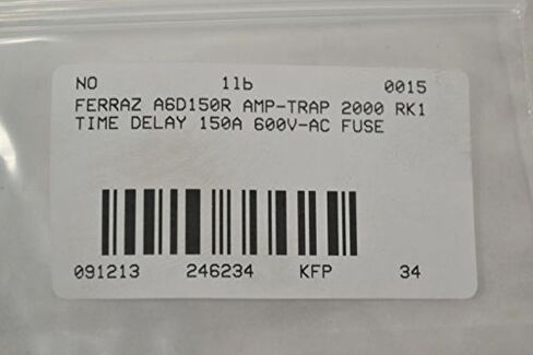 FERRAZ SHAWMUT A6D150R AMP-TRAP 2000 RK1 TIME DELAY 150A 600V-AC FUSE B246234 in Saudi Arabia
