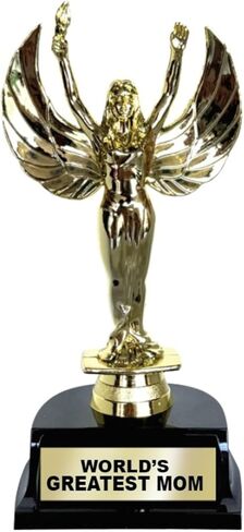 جوائز ليمونسودا لأفضل أم في العالم مقاس 7 بوصات - هدايا الأم - للأمهات والعمات والجدات - قاعدة مرجحة ممتازة (أفضل أم في العالم) in Kuwait