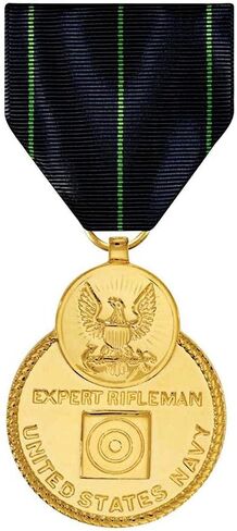 MEDALS OF AMERICA EST. 1976 Navy Expert Rifle Medal in Saudi Arabia