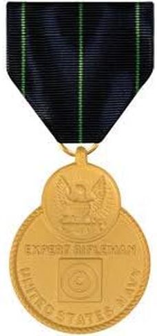 MEDALS OF AMERICA EST. 1976 Navy Expert Rifle Medal in Saudi Arabia