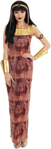 fun shack Cleopatra Costume Women, Egyptian Queen Outfit, Royal Egyptian Dress for Women, Queen of Egypt Attire in Saudi Arabia