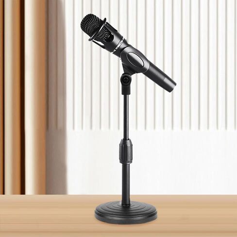 Desktop Microphone Stand, Upgraded Adjustable Table Mic Stand for All Microphone in Saudi Arabia