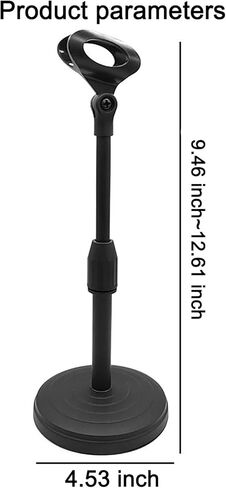 Desktop Microphone Stand, Upgraded Adjustable Table Mic Stand for All Microphone in Saudi Arabia