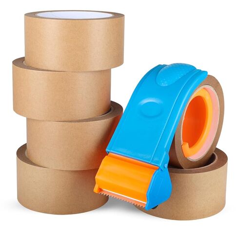 GEYYANG Kraft Paper Tape Self Adhesive, Brown Picture Frame Backing Tape for Gift Wrapping, Binding,Craft Art, Shipping and Sealing -1inch Wide 180FT Long in Saudi Arabia