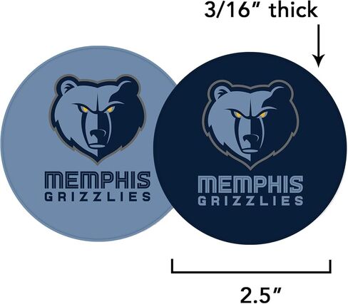 مجموعة منتجات مرخصة من Desert Cactus Memphis Grizzlies لملحقات السيارات NBA لدوري كرة السلة من الحجر الرملي الماص، مكونة من قطعتين (قاعدة السيارة A) in Saudi Arabia