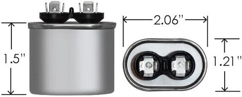 Jard 12908 10 MFD 370V OVAL Motor Run Capacitor in Saudi Arabia