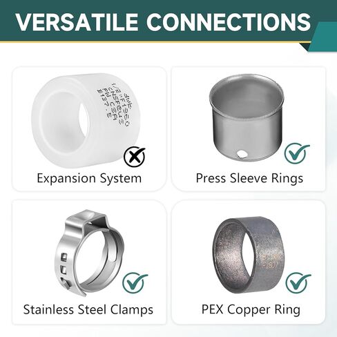 5 قطع تركيبات PEX، 3/4 بوصة PEX x 3/4 بوصة محول NPT ملولب ذكر، ASTM F1807 in Kuwait