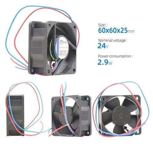 614NHH ebm-papst DC مروحة محورية مدمجة 614 NHH DC 24V 18~26V DC 2.9W 6850RPM 56m³/h مروحة تبريد المواد المقواة بالألياف الزجاجية لوحدات القيادة in Saudi Arabia