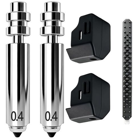 2PK 0.4mm Nozzle for Anycubic Kobra X Nozzle High Flow Hotend Kit, High-Speed Printing Quick-Detachable Hardened Steel Nozzles for Anycubic Kobra X Hotend KX Nozzle in Saudi Arabia