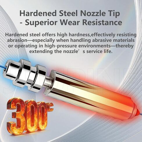 2PK 0.4mm Nozzle for Anycubic Kobra X Nozzle High Flow Hotend Kit, High-Speed Printing Quick-Detachable Hardened Steel Nozzles for Anycubic Kobra X Hotend KX Nozzle in Saudi Arabia