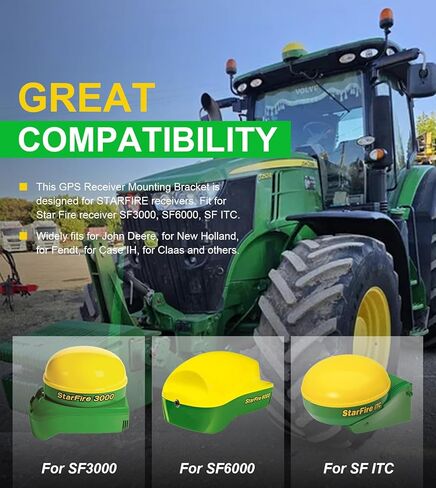حامل محول حامل تثبيت جهاز استقبال GPS PF81190 للآلات الزراعية John Deere والآلات الزراعية من العلامات التجارية العالمية in Kuwait