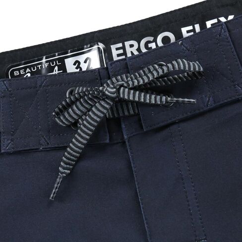 Mens Swim Trunks 22 Inch, Long Board Shorts Men's, Slim Fit, Stretch Material,No Liner, No Side Pockets in Saudi Arabia